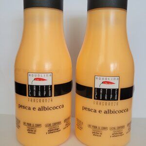 Aquolina Body Lotion (Peach & Apricot) 250ml Each (2 Bottle Set)